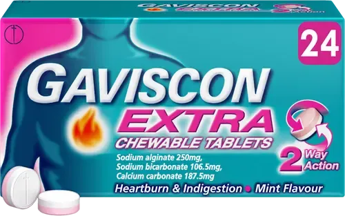 Gaviscon Extra Chewable Tablets