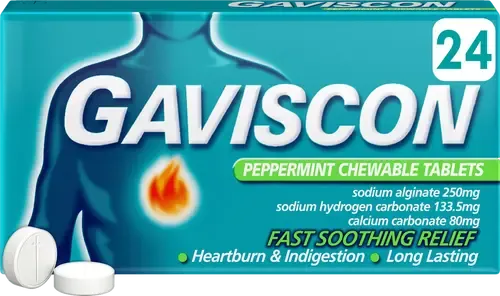 Gaviscon Peppermint Chewable Tablets